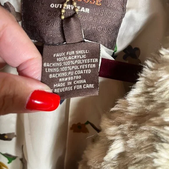 Dollhouse Womens Faux Fur Coat Large Leopard Print Outerwear new with tags $110 - Picture 5 of 5